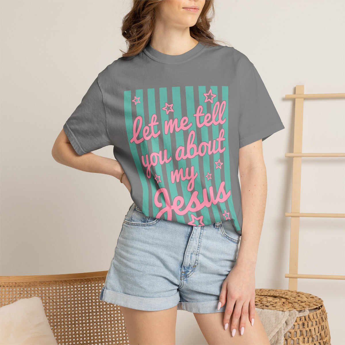 Let Me Tell You About My Jesus Graphic Tee