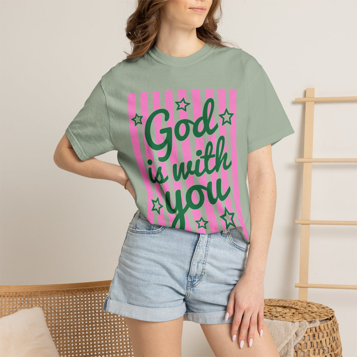God Is With You Graphic Tee