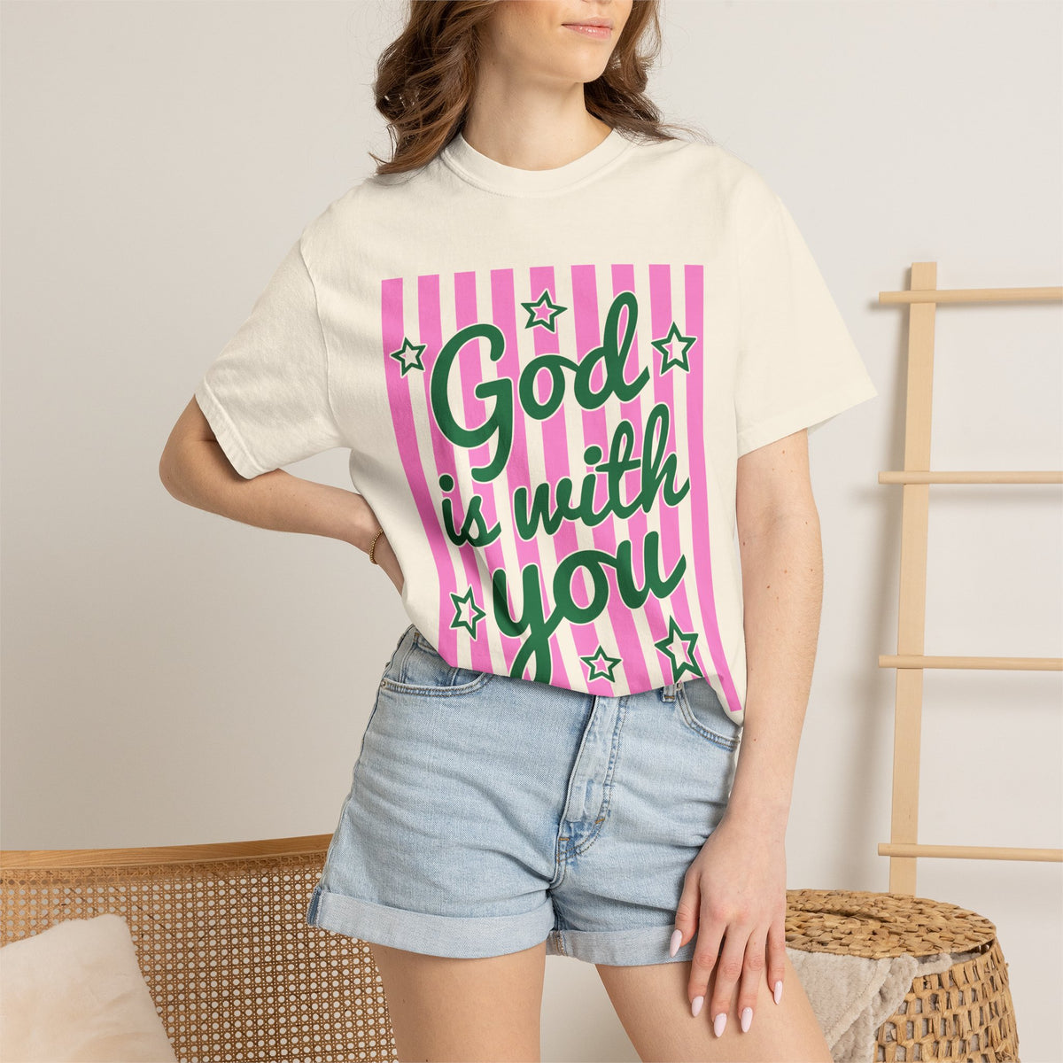 God Is With You Graphic Tee