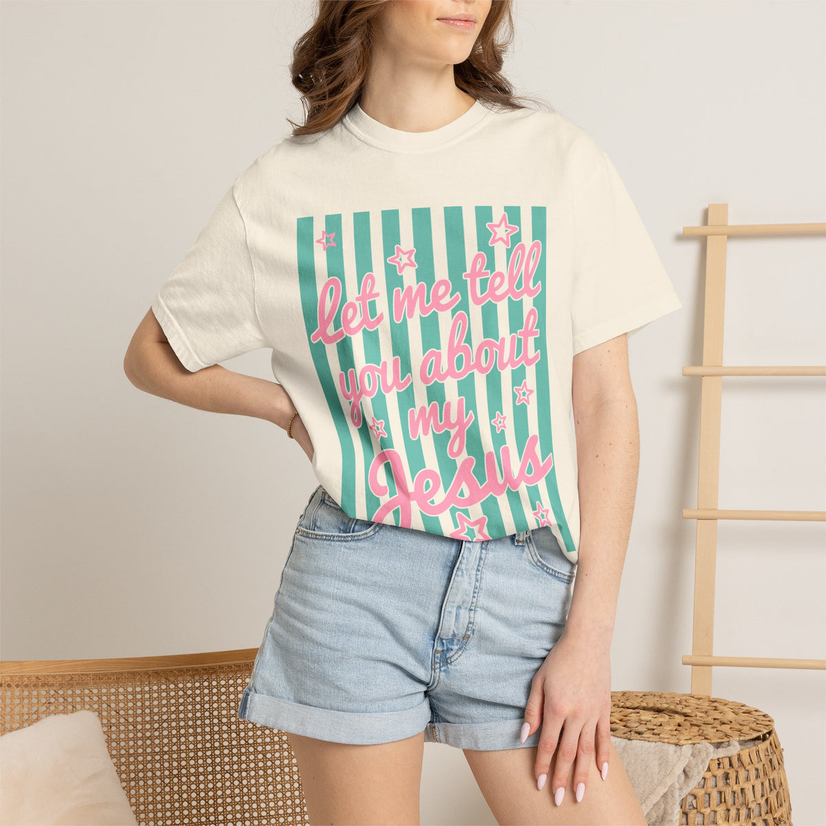 Let Me Tell You About My Jesus Graphic Tee