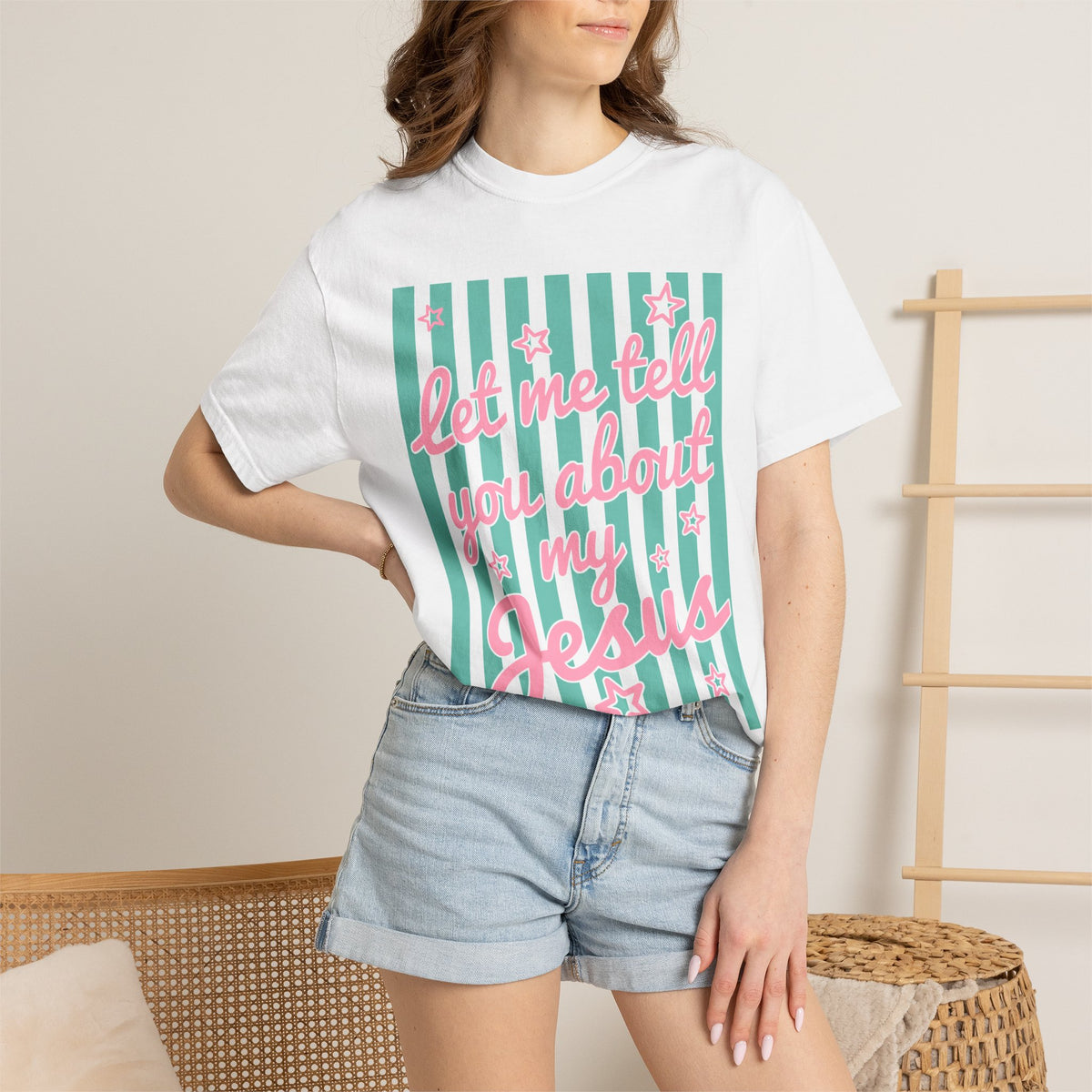 Let Me Tell You About My Jesus Graphic Tee